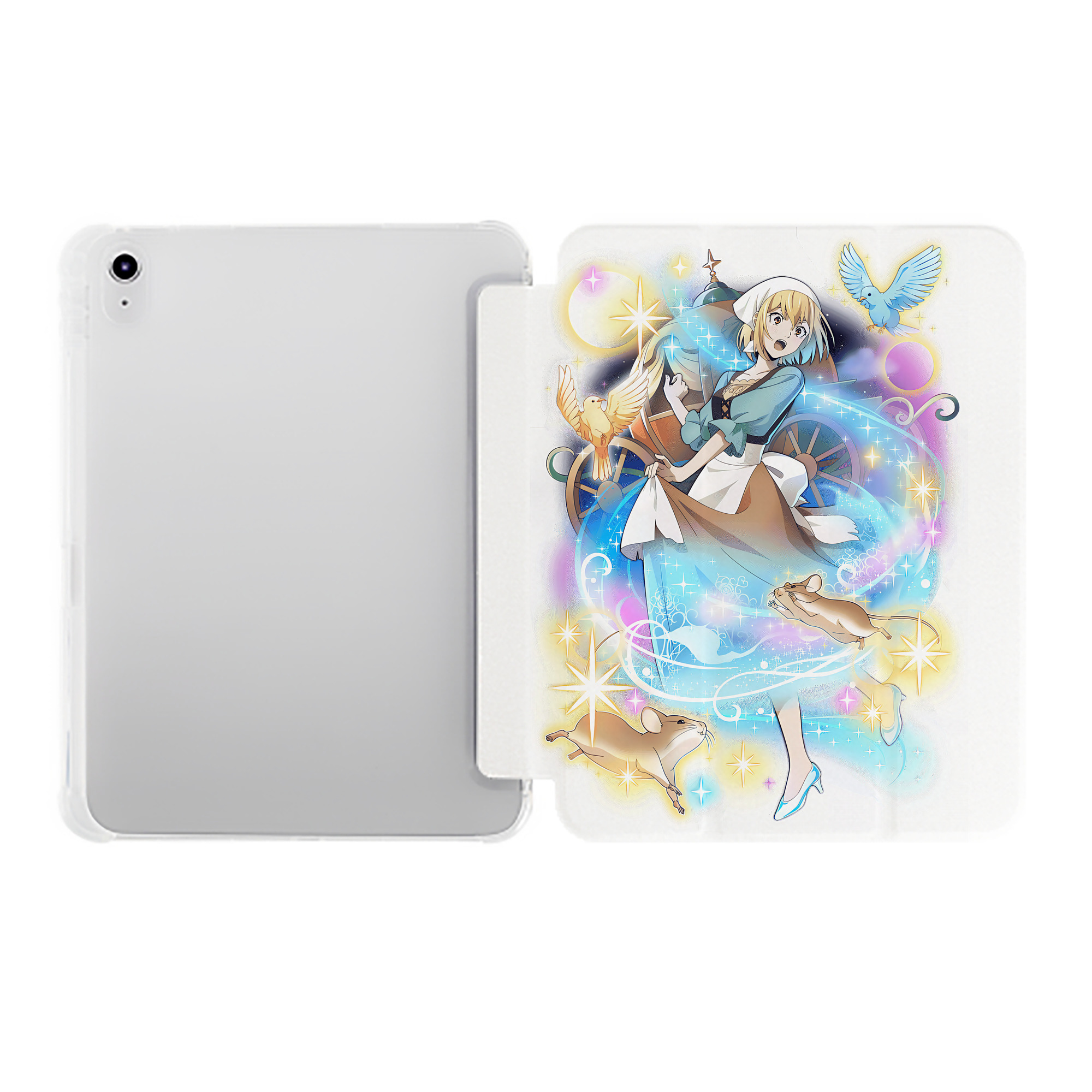 （画像用） 文豪ストレイドッグス Bungo Stray Dogs IPad ケース ペン収納付き 三つ折りスタンド PUレザー×シリコン 対応機種9.5/10.5/10.9インチ